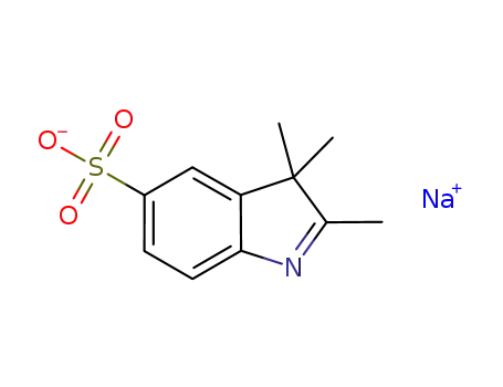 Molecular Structure of 287188-58-3 (sodiuM 2,3,3-triMethyl-3H-indole-5-sulfonate)