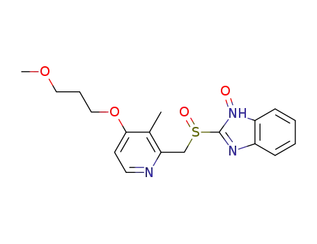 2-[[[4-[3-methoxypropoxy]-3-methyl-2-pyridinyl]-methyl]sulfinyl]-1H-benzimidazole N-oxide