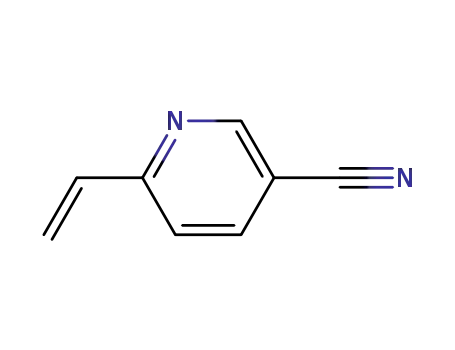 Molecular Structure of 16173-99-2 (3-Pyridinecarbonitrile,6-ethenyl-(9CI))