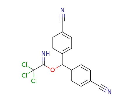 trichloroacetimidate bis-(4-cyanophenyl)methyl ester