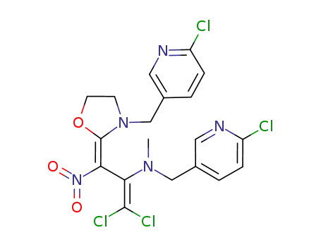(3Z)-1,1-dichloro-N-[(6-chloropyridin-3-yl)methyl]-3-{3-[(6-chloropyridin-3-yl)methyl]-1,3-oxazolidin-2-ylidene}-N-methyl-3-nitroprop-1-en-2-amine