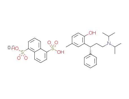 tolterodine hemi naphthalene-1,5-disulfonate