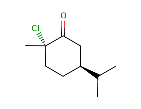 (5S)-2-chloro-2-methyl-5-isopropylcyclohexanone