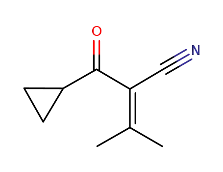 2-(cyclopropanecarbonyl)-3-methylbut-2-enenitrile