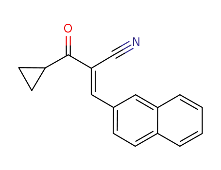 (E)-2-(cyclopropanecarbonyl)-3-(naphthalen-2-yl)acrylonitrile