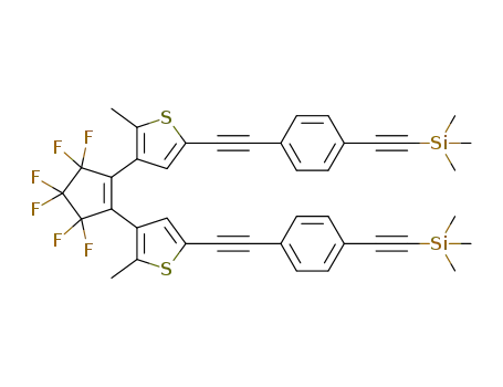 1,2-bis{5-(4-trimethylsilylethynylphenylethynyl)-2-methylthiophen-3-yl}perfluorocyclopentene