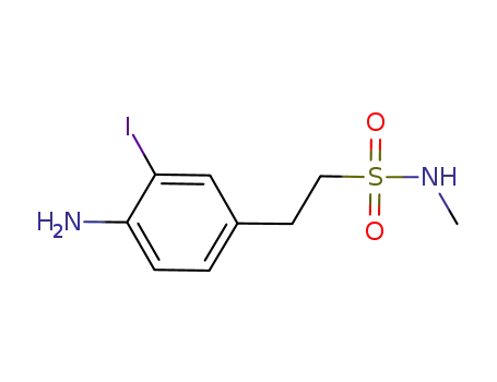 2-(4-amino-3-iodo-phenyl)ethanesulfonic acid methylamide
