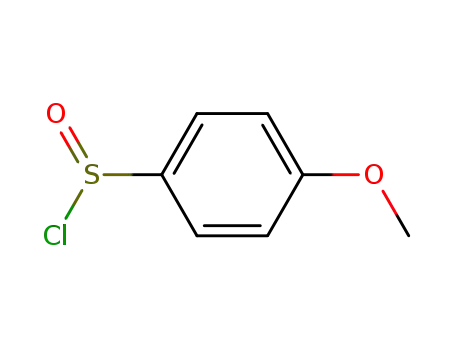 Molecular Structure of 31401-23-7 (Benzenesulfinyl chloride, 4-methoxy-)