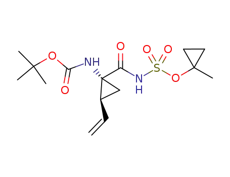 (1R,2S)-[2-vinyl-1-(1-methylcyclopropoxysulfonylaminocarbonyl)cyclopropyl]carbamic acid tert-butyl ester