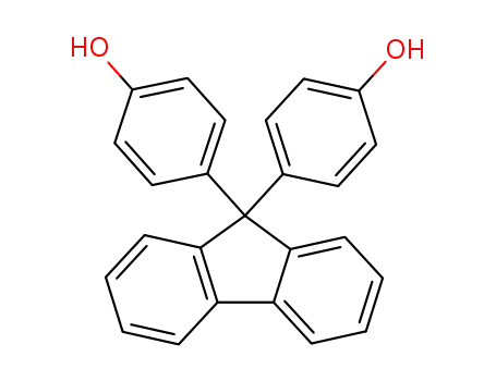 Molecular Structure of 3236-71-3 (9,9-Bis(4-hydroxyphenyl)fluorene)