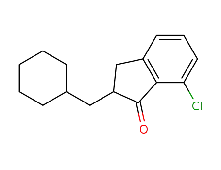 7-chloro-2-cyclohexylmethylindan-1-one