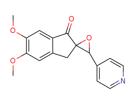 5,6-dimethoxy-3-(pyridine-4-yl)spiro[indene-2,2'-oxiran]-1(3H)-one