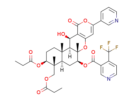 1,7,11-tri-deacetyl-1,11-di-O-propionyl-7-O-(4-trifluoromethyl-3-pyridylcarbonyl)pyripyropene A