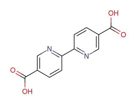Molecular Structure of 1802-30-8 (2,2'-Bipyridine-5,5'-dicarboxylic acid)