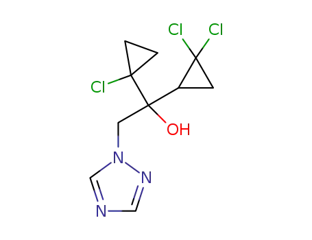 1-(1-chlorocyclopropyl)-1-(2,2-dichlorocyclopropyl)-2-(1H-1,2,4-triazol-1-yl)ethanol