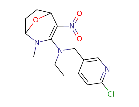 N-((6-chloropyridin-3-yl)methyl)-N-ethyl-2-methyl-4-nitro-8-oxa-2-aza-bicyclo[3.2.1]oct-3-en-3-amine