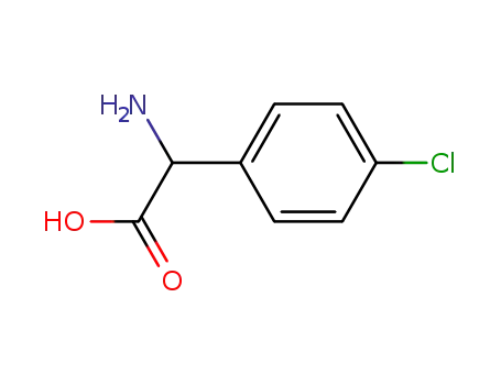 Molecular Structure of 6212-33-5 (DL-4-Chlorophenylglycine)