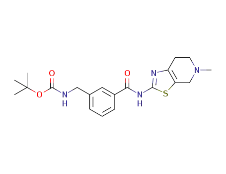 [3-(5-methyl-4,5,6,7-tetrahydro-thiazolo[5,4-c]pyridin-2-ylcarbamoyl)-benzyl]-carbamic acid tert-butyl ester