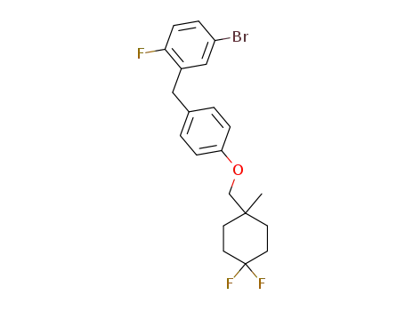 4-bromo-2-(4-((4,4-difluoro-1-methylcyclohexyl)methoxy)benzyl)-1-fluorobenzene