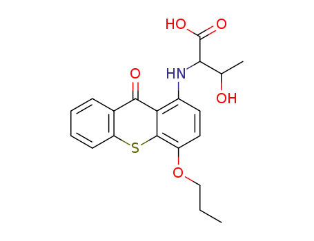 3-Hydroxy-2-[(9-oxo-4-propoxy-9H-thioxanthen-1-yl)amino]butanoic acid