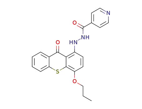 N'-(9-oxo-4-propoxy-9H-thioxanthen-1-yl)isonicotinohydrazide