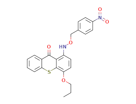 1-(((4-nitrobenzyl)oxy)amino)-4-propoxy-9H-thioxanthen-9-one