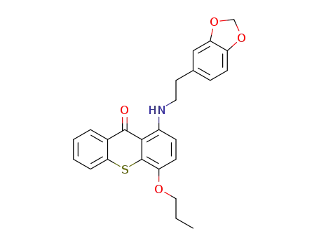 1-{[2-(1,3-benzodioxol-5-yl)ethyl]amino}-4-propoxy-9H-thioxanthen-9-one