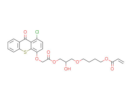 acrylic acid 4-{3-[2-(1-chloro-9-oxo-9H-thioxanthen-4-yloxy)-acetoxy]-2-hydroxy-propoxy}-butyl ester