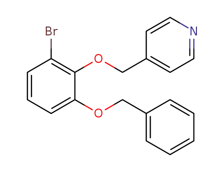 4-[2-(benzyloxy)-6-bromophenoxymethyl]pyridine