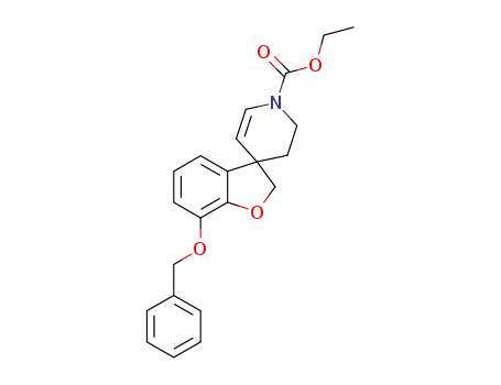 ethyl 7-(benzyloxy)-2',3'-dihydro-1'H,2H-spiro[1-benzofuran-3,4'-pyridine]-1'-carboxylate