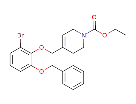 ethyl 4-[2-(benzyloxy)-6-bromophenoxymethyl]-1,2,3,6-tetrahydropyridine-1-carboxylate
