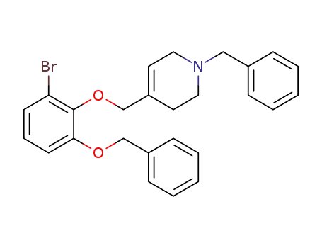 1-benzyl-4-[2-(benzyloxy)-6-bromophenoxymethyl]-1,2,3,6-tetrahydropyridine