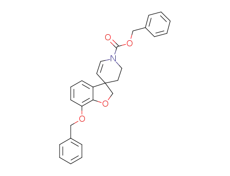 benzyl 7-(benzyloxy)-2',3'-dihydro-1'H,2H-spiro[1-benzofuran-3,4'-pyridine]-1'-carboxylate