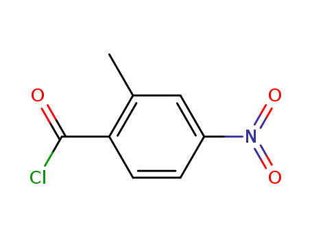 Molecular Structure of 30459-70-2 (2-Methyl-4-nitrobenzoyl chloride)