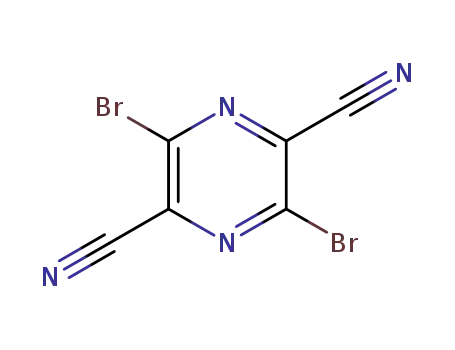 3,6-dibromopyrazine-2,5-dicarbonitrile