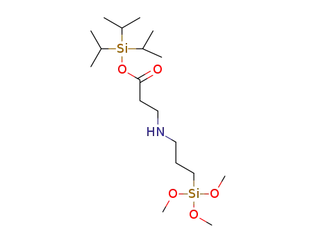 N-(2-triisopropylsiloxycarbonylethyl)-3-aminopropyltrimethoxysilane