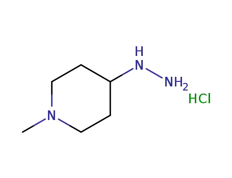 4-hydrazinyl-1-methylpiperidine hydrochloride