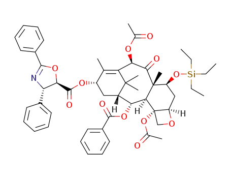 7-triethylsilyl-13-[(5R)-2,4-diphenyl-2,5-dihydrooxazole-5-carboxylic]-1-deoxybaccatin III