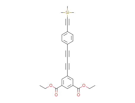 1,3-diethylcarboxylate-5-[(4-(trimethylsilylethynyl)phenyl)butadiynyl]-benzene