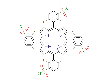 5,10,15,20-tetrakis[2,6-difluoro-3-(chlorosulfonyl)phenyl]porphyrin