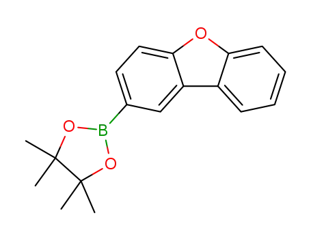Molecular Structure of 947770-80-1 (2-(4,4,5,5-Tetramethyl-1,3,2-dioxaborolan-2-yl)dibenzofuran)