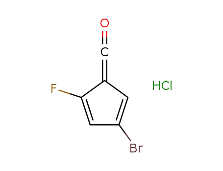 2-fluoro-4-bromocyclopentadienylidenemethanone hydrochloride