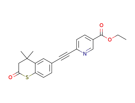 ethyl 6-((4,4-dimethyl-2-oxothiochroman-6-yl)ethynyl)nicotinate