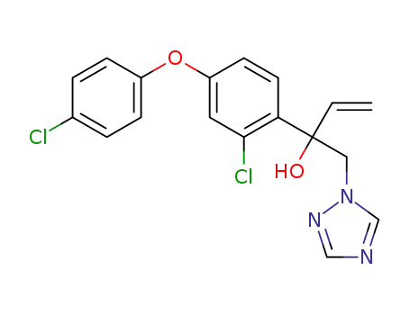2-[2-chloro-4-(4-chlorophenoxy)phenyl]-1-(1,2,4-triazol-1-yl)but-3-en-2-ol