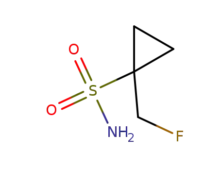 1-(Fluoro methyl)cyclopropane-1-sulfonamide