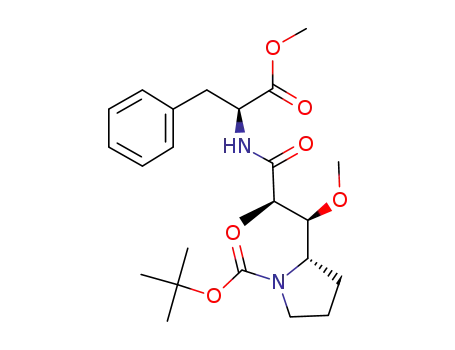 (S)-tert-butyl 2-((1R,2R)-1-methoxy-3-(((S)-1-methoxy-1-oxo-3-phenylpropan-2-yl)amino)-2-methyl-3-oxopropyl)pyrrolidine-1-carboxylate