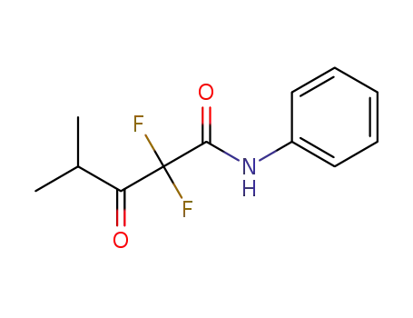 2,2-Difluoro-4-methyl-3-oxo-N-phenylpentanamide