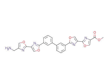 methyl 2'-(3'-(4-(aminomethyl)-[2,4'-bioxazol]-2'-yl)-[1,1'-biphenyl]-3-yl)-[2,4'-bioxazole]-4-carboxylate