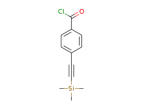 4-((trimethylsilyl)ethynyl)benzoyl chloride