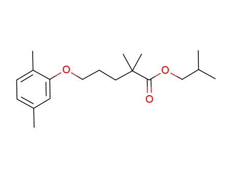 Isobutyl 2,2-dimethyl-5-(2,5-xylyloxy)valerate(149105-26-0)